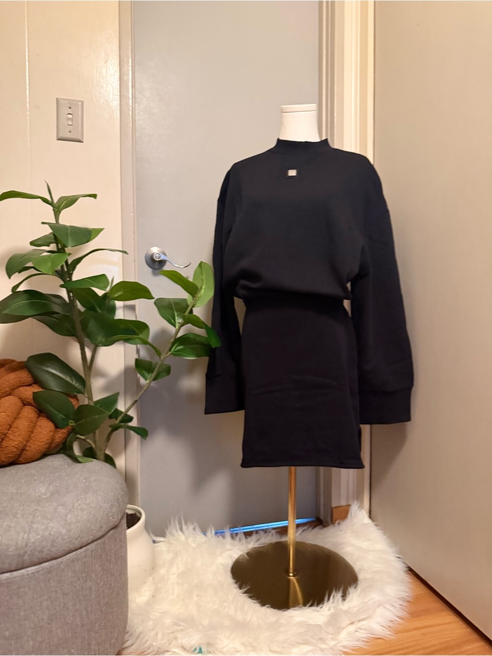 Hugo Boss Black Long Sleeve Dress